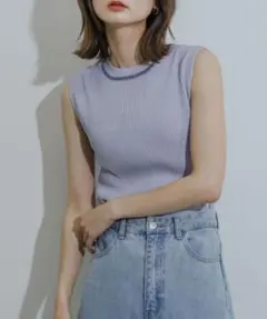 ラメラインプチハイネックセーター　SENSE OF PLACEのサムネイル