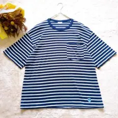 ORCIVAL オーシバル ボーダー ポケットTシャツ 4 オーバーサイズ 夏のサムネイル