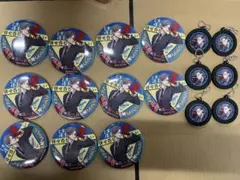 ヒプノシスマイク ヒプマイ入間銃兎セット缶バッジ×11点キャラdeチップ×6点