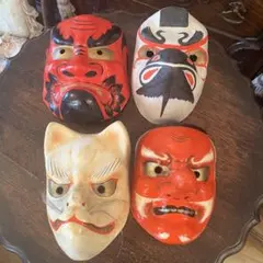 木彫り 仮面 お面 まとめ売り 13点 - メルカリ