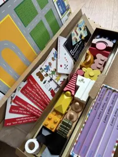 Worldwide Kids English DVD 5枚 木製おもちゃセット⑥