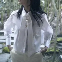 ZARA ブラウス　ホワイト