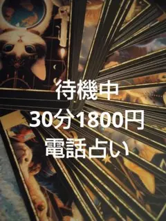 タロット　30分1800円　時間内であれば占い放題　リキの占い
