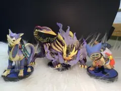 モンハン amiibo 3体セット マガイマガド オトモアイルー ガルク