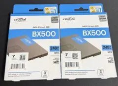送料込み 新品2個セット crucial SSD BX500 240GBのサムネイル