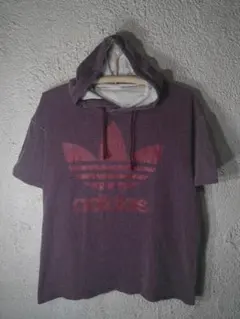 6842　レア　アディダス　デサント　ビンテージ　プルオーバー　パーカー　シャツ