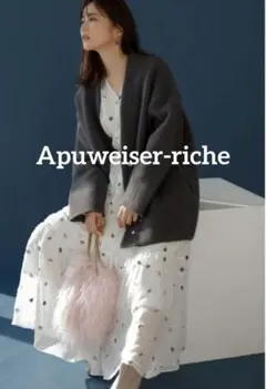 Apuweiser-riche フラワー刺繍ワンピース【生田絵梨花さん着用】