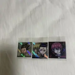HUNTERHUNTER ウエハース ゴン、クロロVSクラピカ、ヒソカ3枚セット