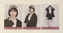 乃木坂46 生写真 筒井あやめ オーバージャケット+キャップ 3種 コンプ