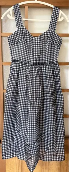 トランテアン ソン ドゥ モード ギンガムチェック キャミワンピース 36