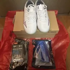 【使用回数1回】ミズノ　メンズ　フットサルシューズ　サイズ　24.5cm