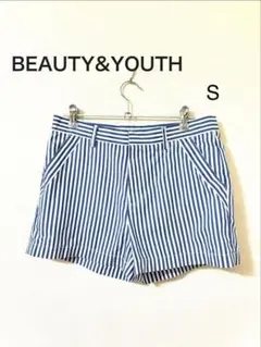 【美品】BEAUTY&YOUTH ショートパンツ 短パン　S マリンスタイルのサムネイル