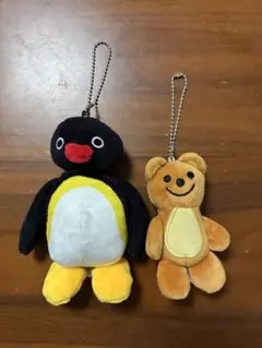 【匿名配送】PINGUのぬいぐるみ ピングーとくまのぬいぐるみ