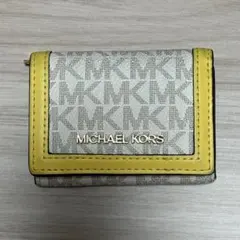 MICHAEL KORS 三つ折り財布 ホワイト イエローのサムネイル