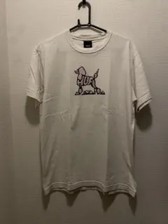 HUF プードル プリント Tシャツ ホワイト M