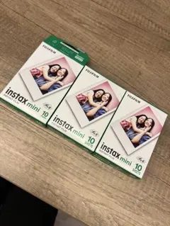 FUJIFILM instax mini フィルム チェキ 10枚入 3箱