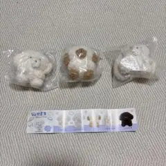 じょせまる ぬいぐるみ ガチャガチャ 白　 耳伸び　らて