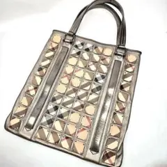 美品希少モデル BURBERRY タイル ノバチェック トートバッグ A4収納可のサムネイル