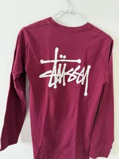 Stüssy バーガンディ ロングスリーブTシャツ