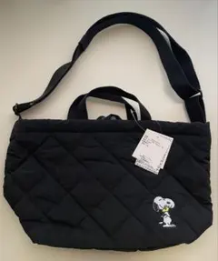 ROOTOTE スヌーピー キルティングトートバッグ