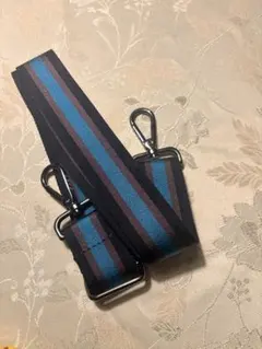 【未使用】GABS ショルダーストラップ 青と黒のストライプのサムネイル