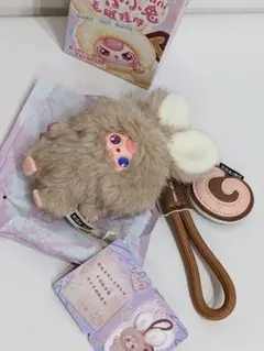 babythree イニシャル スーパーミニ バニー 【G】　キーホルダー