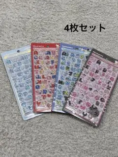 【正規品】ボンボンドロップシール サンリオ moji 文字 4枚セット