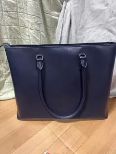 aucentic ビジネスバッグ ネイビー - メルカリ