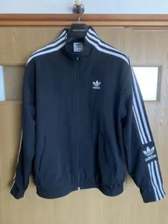 adidasアディダス トラックトップ　ウーブン　ジャージ　黒　ブラック　M