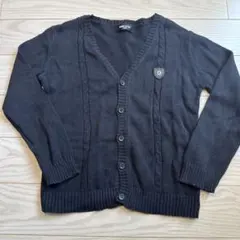 COMME CA ISM 黒 カーディガン 130A