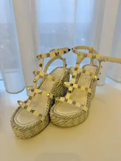 VALENTINO スタッズ エスパドリーユ サンダルのサムネイル