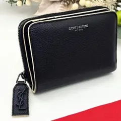 サンローラン 財布 プル YSL カサンドラ レザー ブラック A202 黒のサムネイル