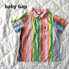 baby GAP マルチカラー ストライプ シャツ 2years