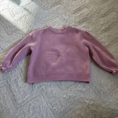 ZARA 110cm ピンクニット