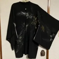 モダンレトロ長羽織り和洋折衷アンティーク裄65