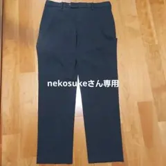 ユニクロ　HEATTECH 　濃紺　スラックス ウエスト88cm