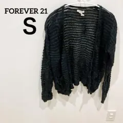 一点もの✨️FOREVER 21 【S】紺色カーディガン 春秋服 ボレロ トップス