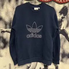 adidas Originals トレフォイル スウェット ネイビー Mのサムネイル