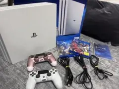 PS4 pro プレステ 白 ホワイト 1TB ソフト付き