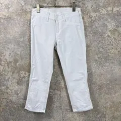 サムシングエドウイン ストレッチパンツ M ホワイト 白デニム 夏カラーのサムネイル