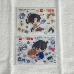 名探偵コナン すき家コラボ クリアカード 江戸川コナン 遠山和葉