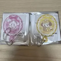 リルアラモード×GiGO おそろい♡チェックアクリルミラーキーホルダー