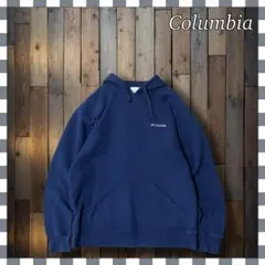 Columbia コロンビア 無地 刺繍ロゴ プルオーバーパーカー フーディM