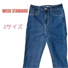 WEGO スキニーデニムパンツ Sサイズ ストレッチ素材 美品　インディゴブルー