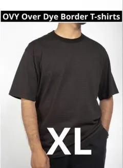OVY Over Dye Border T-shirts black KAJAのサムネイル