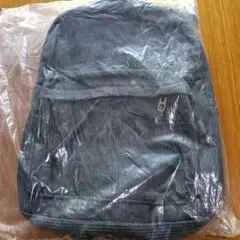 ダークグレー コーデュロイ リュック