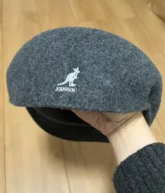 KANGOL The Wool 504 グレー キャスケット　ベレー帽ハンチング