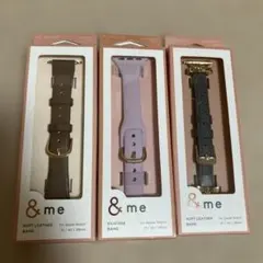 新品★エレコム Apple Watch 42/41/40 レザーバンド×３色