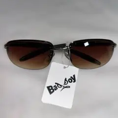 Y2K 平成　badboy バッドボーイ　ブラウンレンズ　サングラスのサムネイル