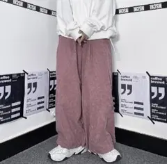 新品♥ 男女兼用 バルーンパンツ サルエルパンツ コーデュロイ ワイドパンツ